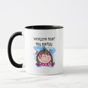 Caneca Camiseta e presentes da irmã mais velha do mundo