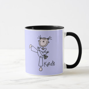 Caneca Camiseta e presentes da menina do karaté