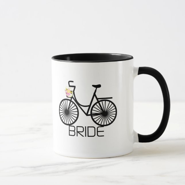 Caneca Camiseta e presentes da noiva da bicicleta (Direita)