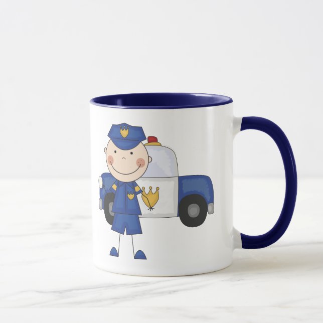 Caneca Camiseta e presentes masculinos do agente da (Direita)