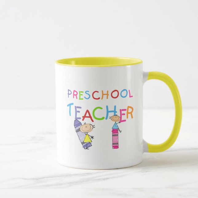 Caneca Camiseta e presentes prées-escolar do professor (Direita)