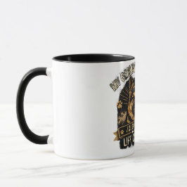 Caneca Camiseta engraçada do Papai do Cachorro GSD que ju