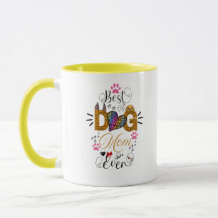 Caneca Camiseta Melhor Mãe de Cachorro do Mundo – Estampa