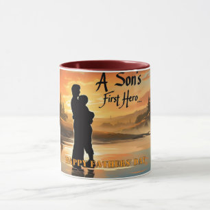 Caneca Camiseta Personalizada Do Primeiro Dia dos Pais HE