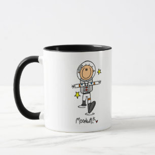 Caneca Camisetas e Presentes Astronauta Passeio na Lua