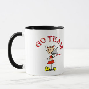 Caneca Camisetas e Presentes da Equipe de Cheerleader