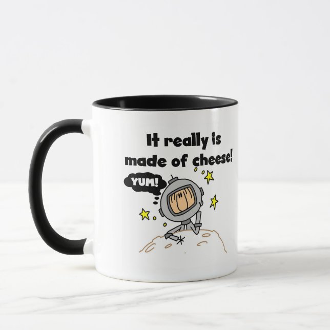 Caneca Camisetas e Presentes da Lua de Queijo (Esquerda)