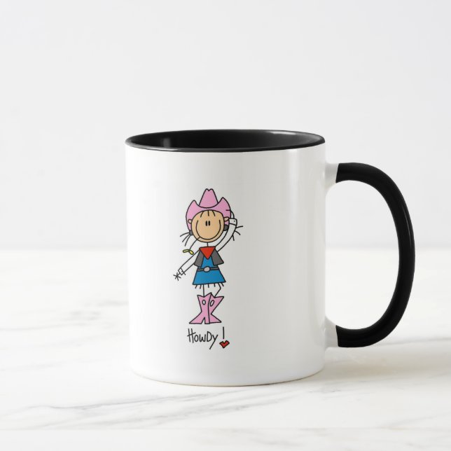 Caneca Camisetas e Presentes da Vaqueira em Formato de Bo (Direita)
