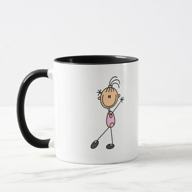 Caneca Camisetas e Presentes de Ginástica para Meninas de (Esquerda)