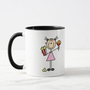 Caneca Camisetas e Presentes de Pipoca e Algodão Doce