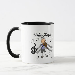 Caneca Camisetas e Presentes para Tocadoras de Violino