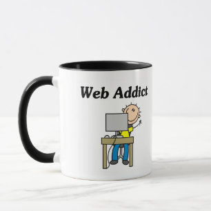 Caneca Camisetas e Presentes para Viciados em Web