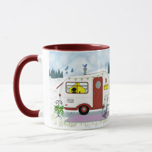 Caneca Camp Chic Mug Red Trailer