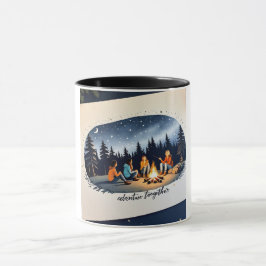 Caneca Campanha Amigos Sob Céu Estrelado