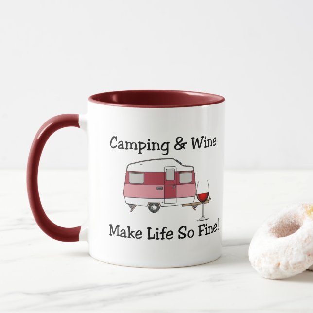 Caneca Campanha e aguardente de vinho (Com Donut)