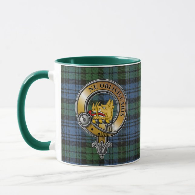 Caneca Campbell Tartan & Crachá (Esquerda)