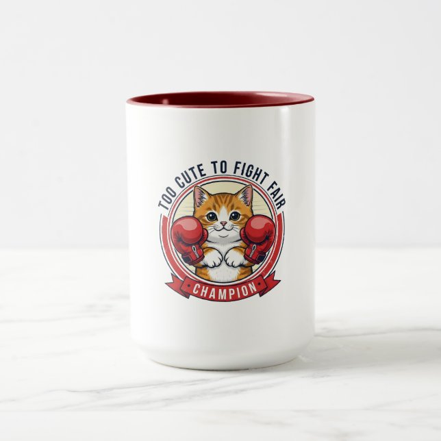 Caneca Campeão Gato Bravo Fofo (Centro)