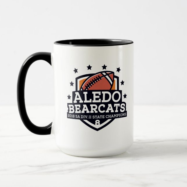 Caneca Campeão "protetor" - 15oz do estado do Bearcat (Esquerda)