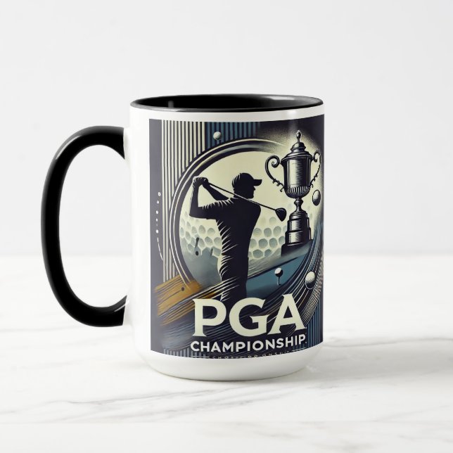 Caneca "Campeonato Elite de Golfe | Swing to Victory" (Esquerda)