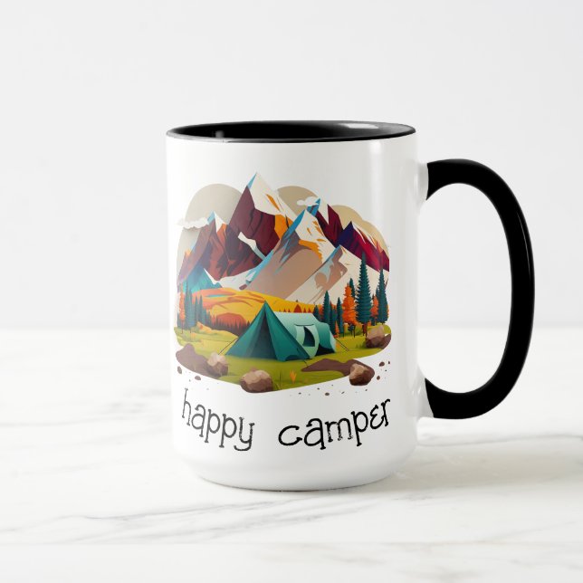 Caneca 'Camper feliz' Personalizável (Direita)