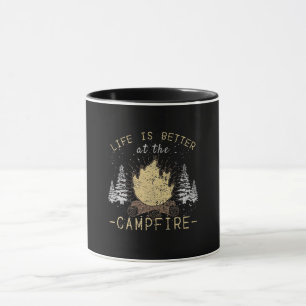 Caneca Campfire - A Vida É Melhor Pelo Fogo