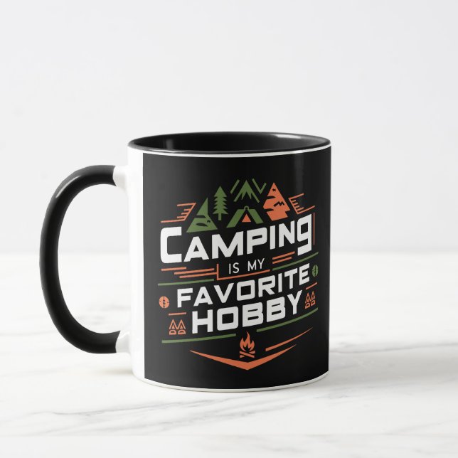 Caneca Camping é o meu passatempo favorito (Esquerda)