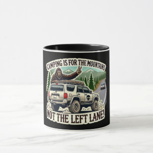 CANECA CAMPING É PARA AS MONTANHAS - NÃO A LANÇA ESQUERDA