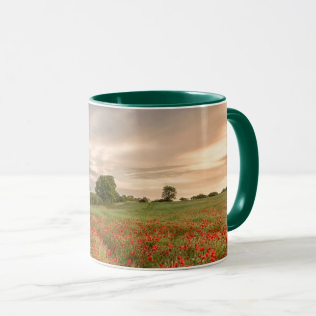 Caneca Campo das papoilas (Frente Esquerda)