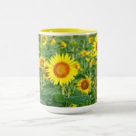 Caneca Campo de girassol