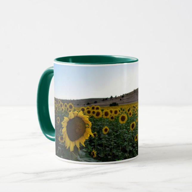 Caneca Campo de girassol (Frente Esquerda)