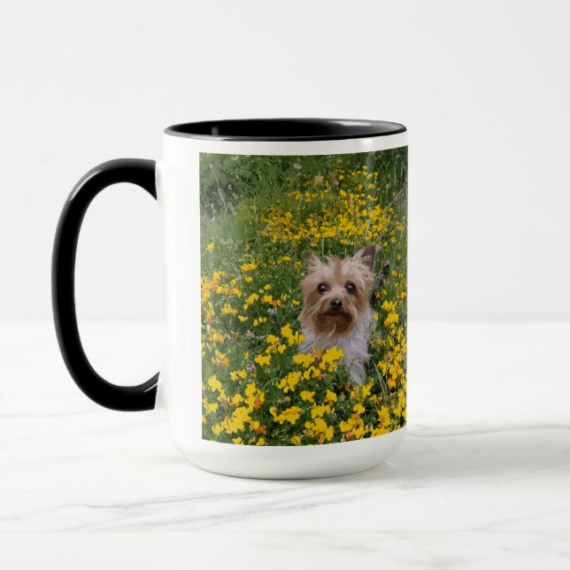 Caneca campo de Yorkshire Terrier (Esquerda)
