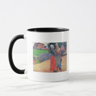 Caneca Camponeses do bretão de Paul Gauguin  , 1894