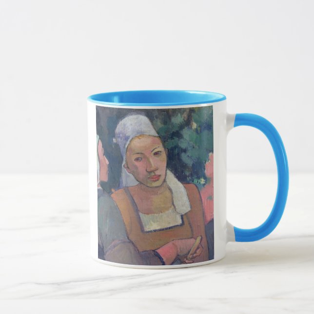 Caneca Camponeses do bretão de Paul Gauguin |, 1894 (óleo (Direita)