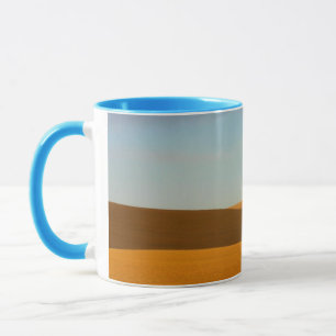 Caneca Campos de trigo dourados na região de Palouse