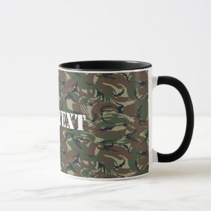 Caneca Camuflagem verde florestal britânica 95