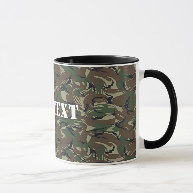 Caneca Camuflagem verde florestal britânica 95 (Direita)