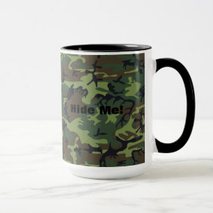 Caneca Camuflagem Verde Militar