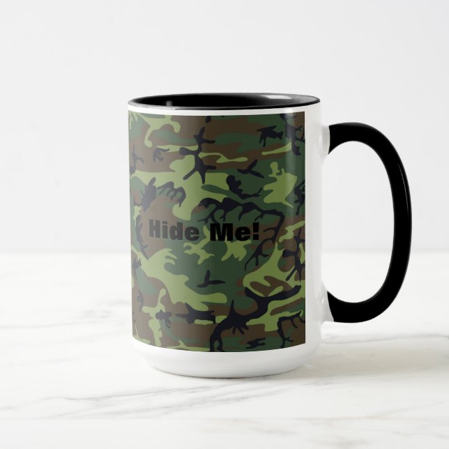 Caneca Camuflagem Verde Militar (Direita)
