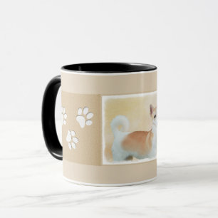 Caneca Canaan Dog Painting - Arte de Cachorro Original