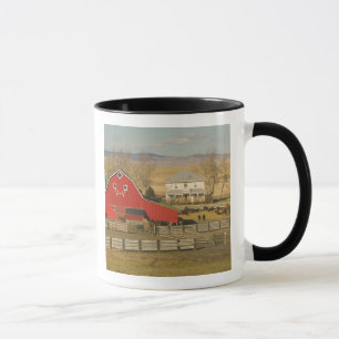 Caneca Canadá, Alberta, Pincher Creek: Celeiro Vermelho e
