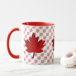 Caneca Canada-Maple Leaf por Shirley Taylor