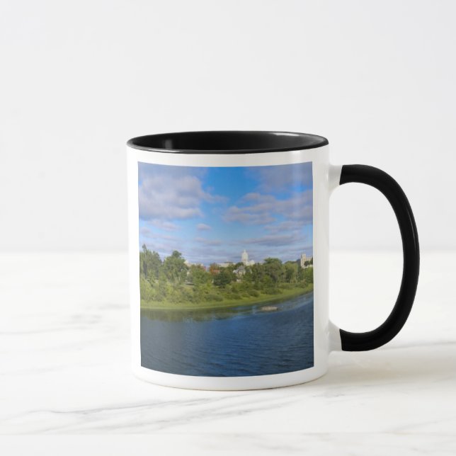 Caneca Canadá, New Brunswick, Fredericton, vista da cidad (Direita)