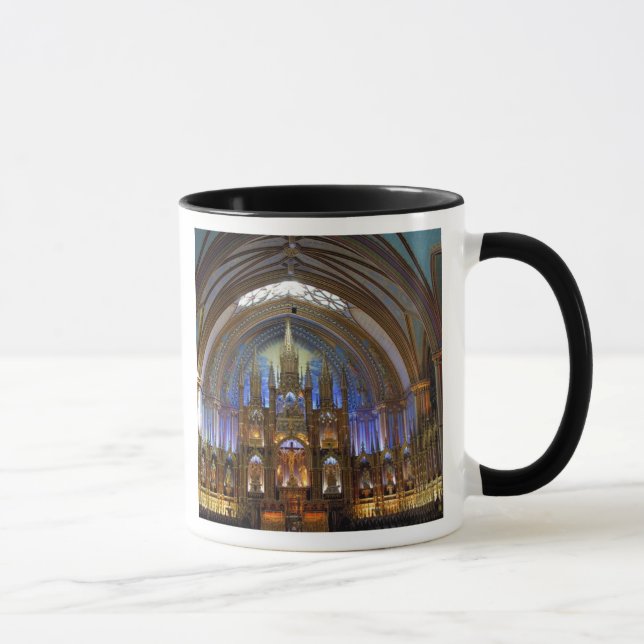 Caneca Canadá, Quebec, Montreal. Interior de Notre 2 (Direita)