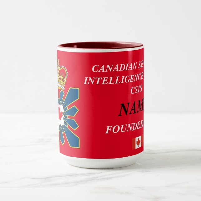 Caneca Canadian Security Intelligence Service Mug, 15 oz (Centro)