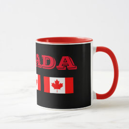 Caneca Canadiano - 11 oz Ringer Mug