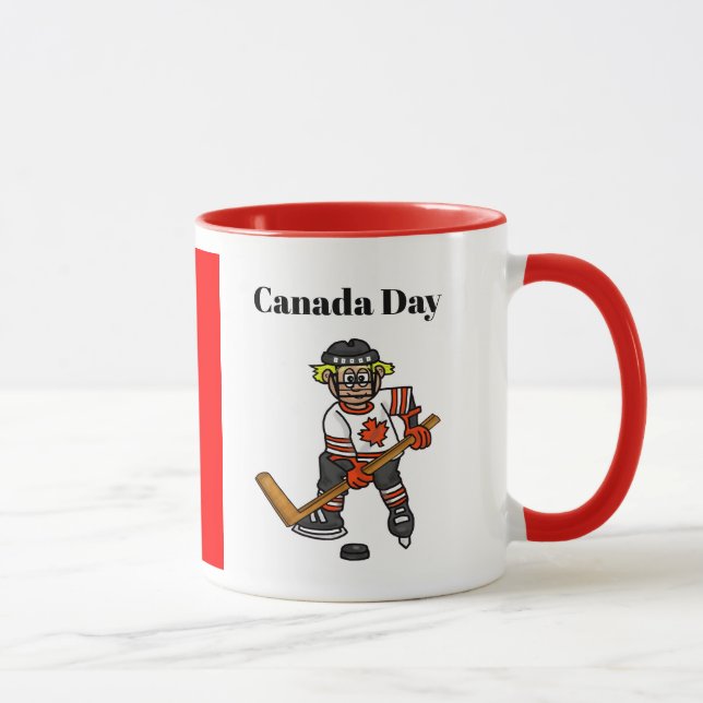 Caneca Canadiano de Hockey Player Mug (Direita)