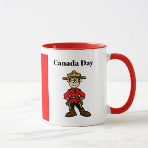 Caneca Canadiano Mountie Canada Day Mug