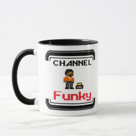 Caneca Canal Funky Pixel Art Mug