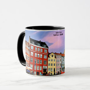 Caneca Canal Nyhavn, Copenhaga, Dinamarca