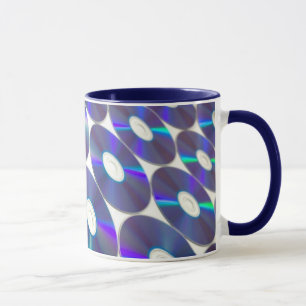 Caneca Canalização de Disco Azul